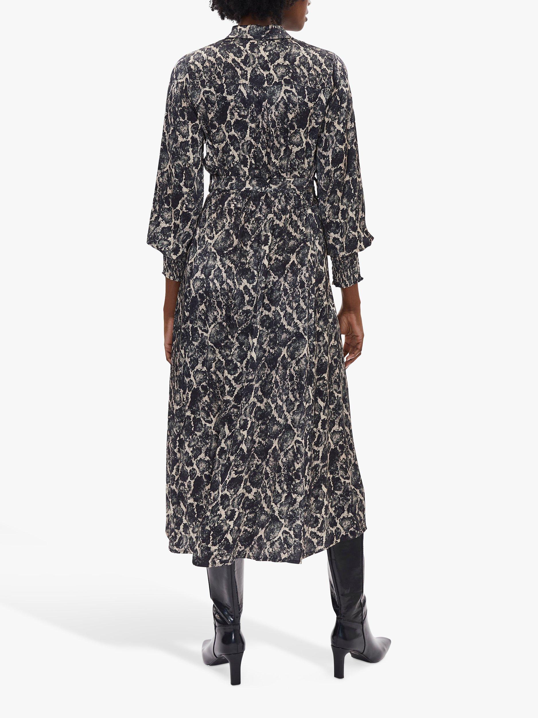 Product image 2 of 5, which shows James Lakeland Printed Belted Midi Dress, Multi, 10