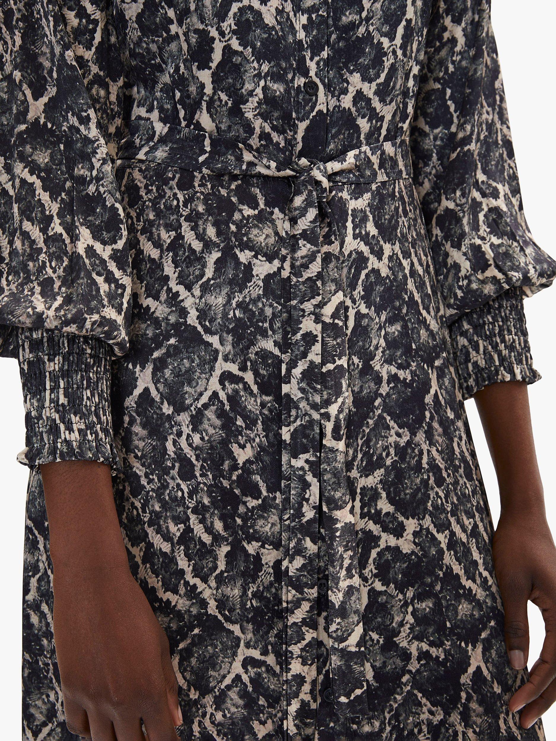 Product image 4 of 5, which shows James Lakeland Printed Belted Midi Dress, Multi, 10