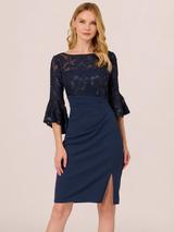 【海外限定】GinaBacconiドレス☆Krista V-Neck Twist Sequin Dr Krista V Neck Twist Sequin Dress – Gina Bacconi