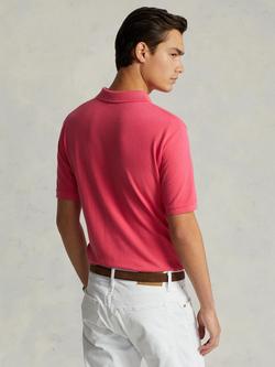 Polo Ralph Lauren Short Sleeve Custom Slim Fit Polo Shirt - view 2, Hot Pink