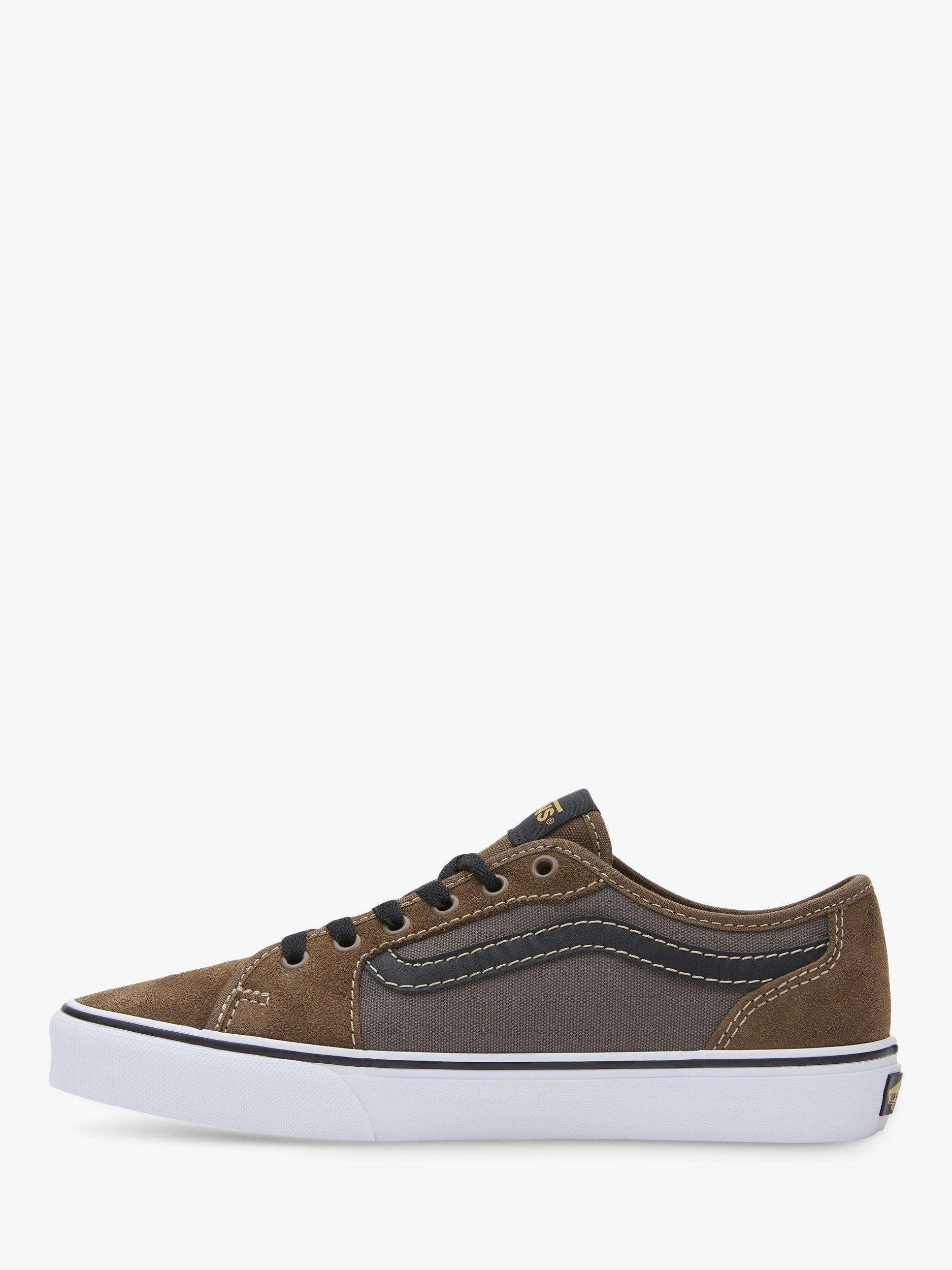 Product image 2 of 5, which shows Vans Filmore Decon Side Stripe Trainers, Outdoor Brown, 7