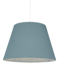 John Lewis Sophia Pure Linen Tapered Lampshade, Lake Blue