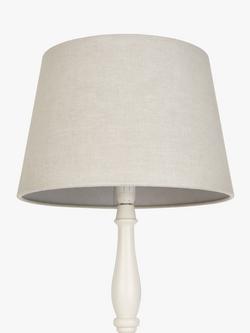 John Lewis Sophia Linen Empire Tapered Lampshade - view 2, Grey