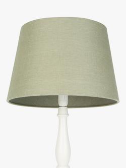 John Lewis Sophia Linen Empire Tapered Lampshade - view 2, Sage