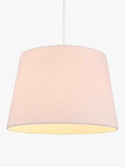 John Lewis Sophia Linen Empire Tapered Lampshade, Ash Rose
