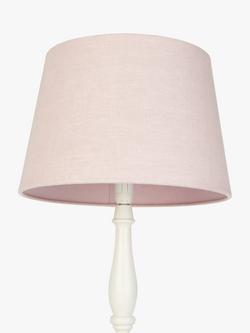 John Lewis Sophia Linen Empire Tapered Lampshade - view 2, Ash Rose