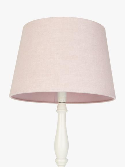 John Lewis Sophia Linen Empire Tapered Lampshade - view 2, Ash Rose