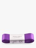 John Lewis Double Satin Ribbon L5m, Damson