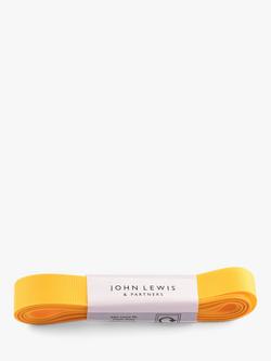 John Lewis Grosgrain Ribbon L5m, Sunflower