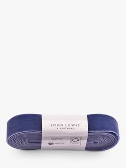 John Lewis Velvet Ribbon, L3m, Navy Blue