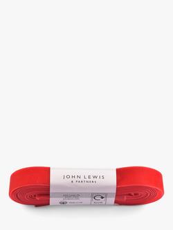 John Lewis Velvet Ribbon, L3m, Red