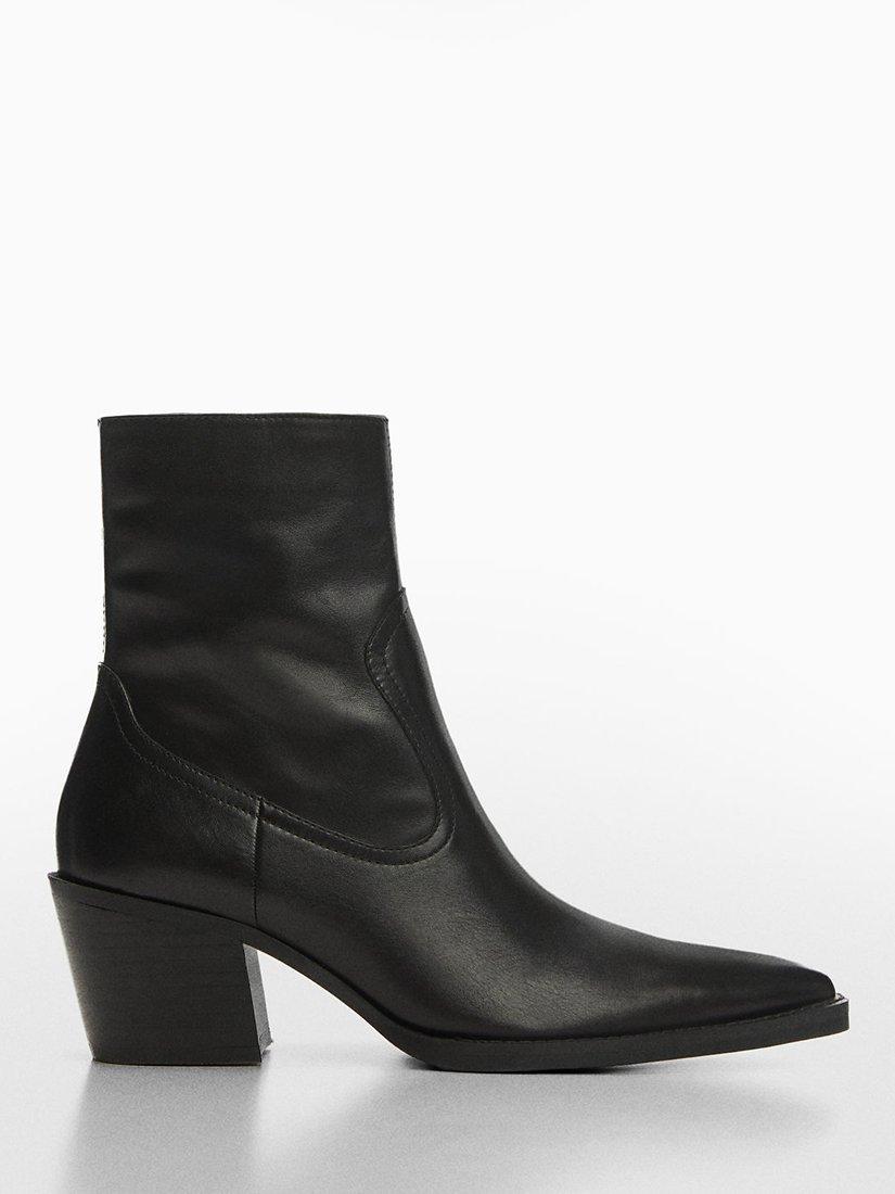 Black boots mango best sale