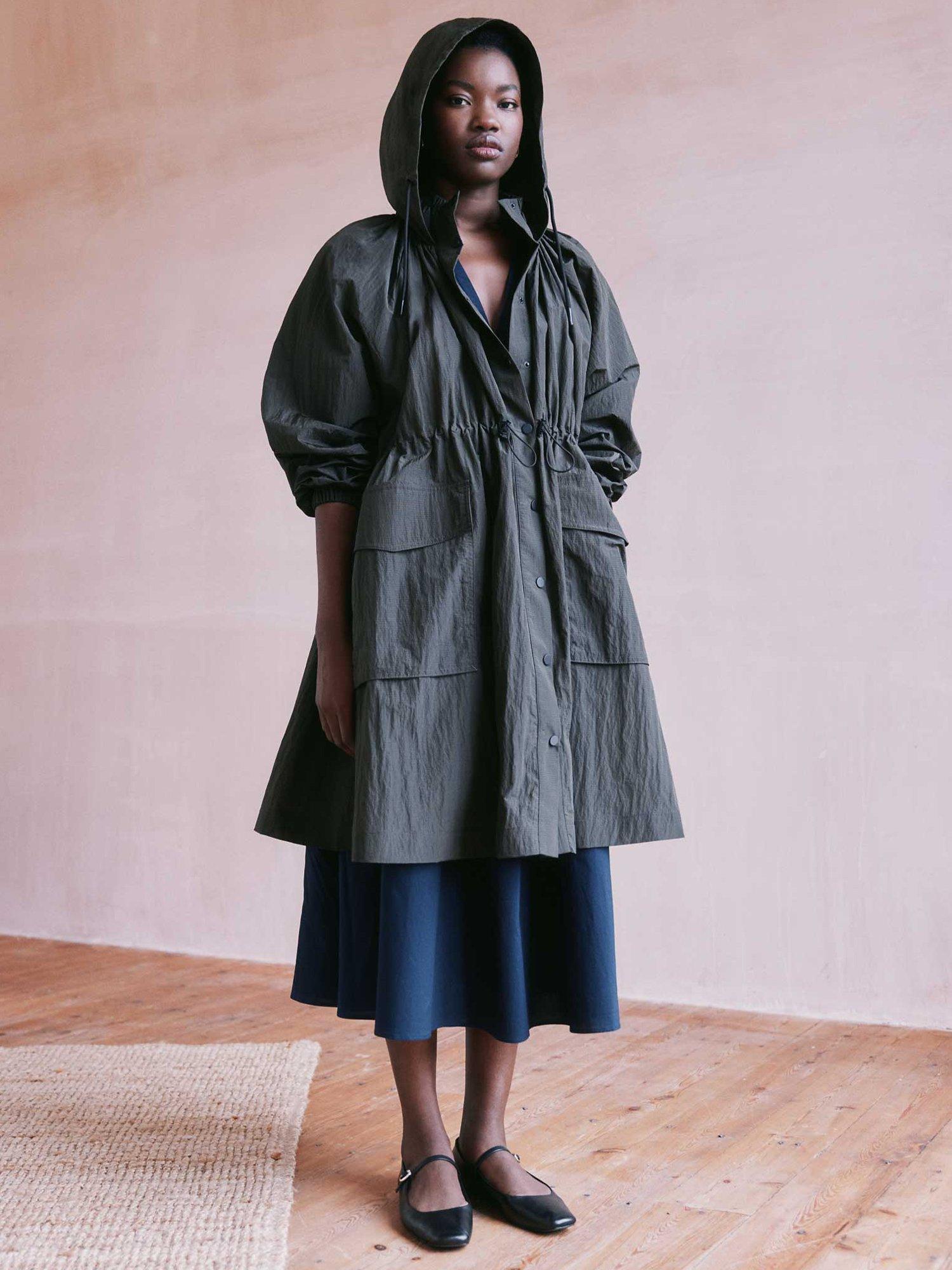 VIVERE Isabel Parachute Parka, Khaki