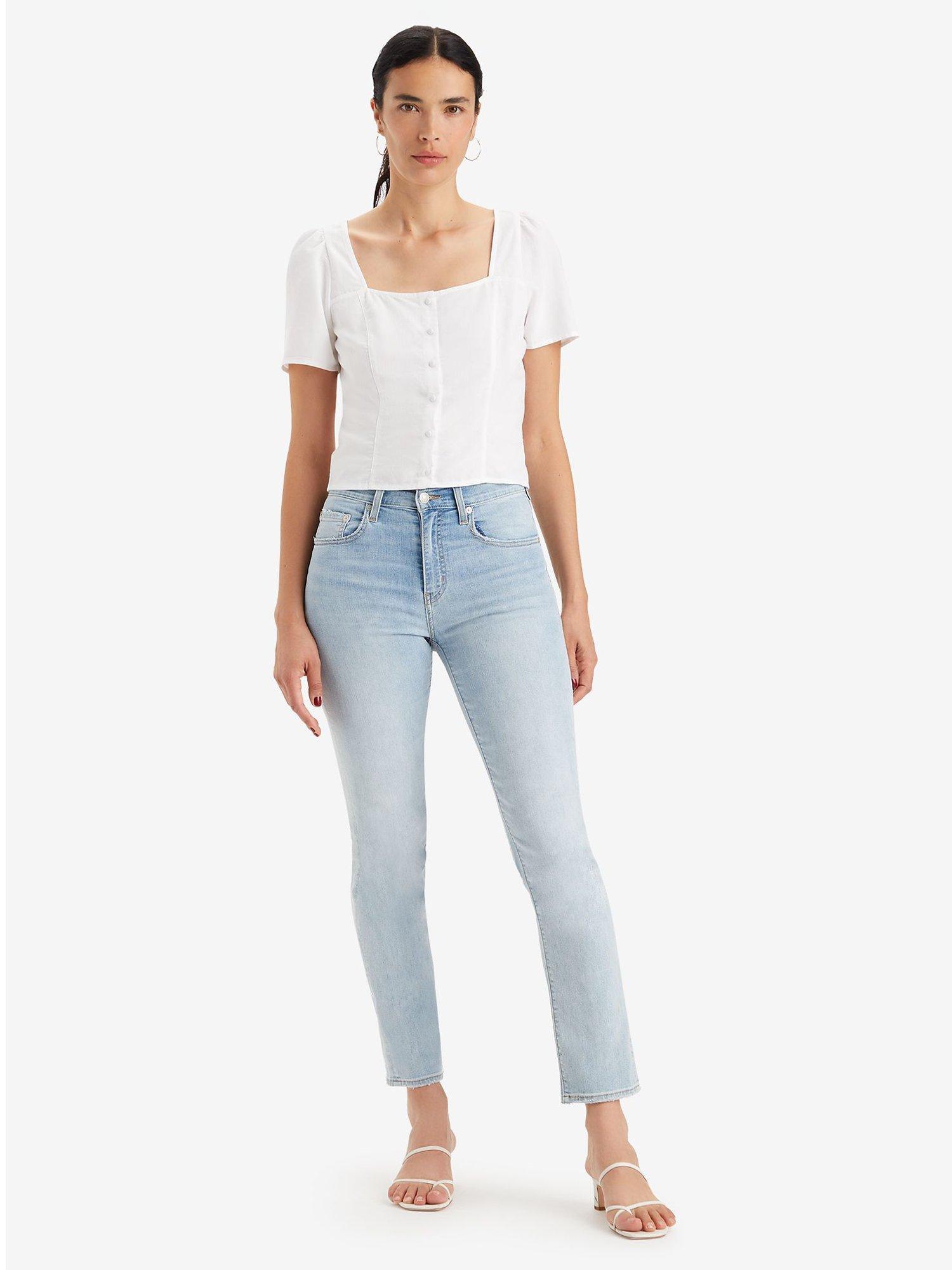 Levi's 724 High Rise Slim Straight Leg Jeans