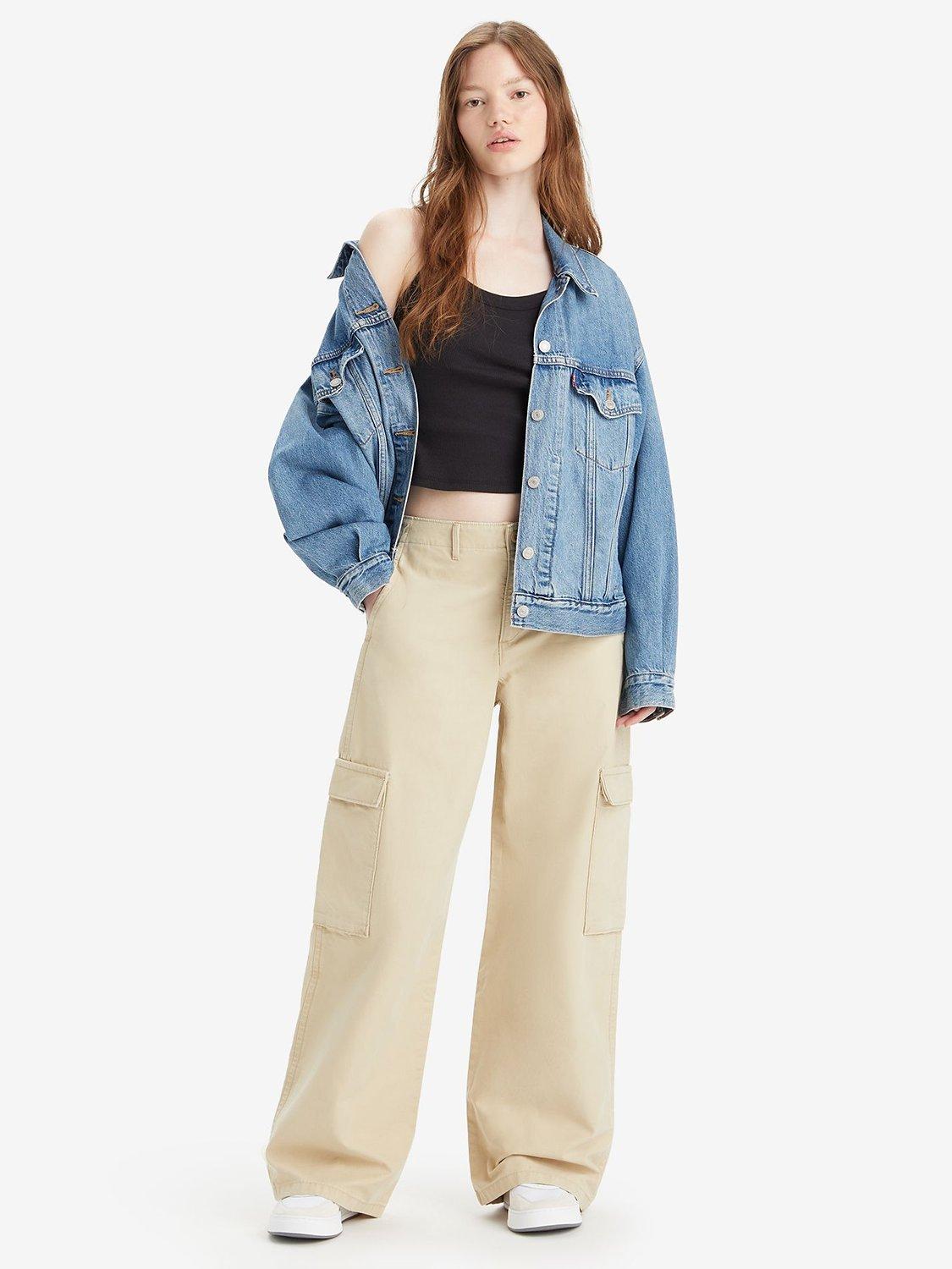 Levi's Baggy Cargo Trousers, Safari
