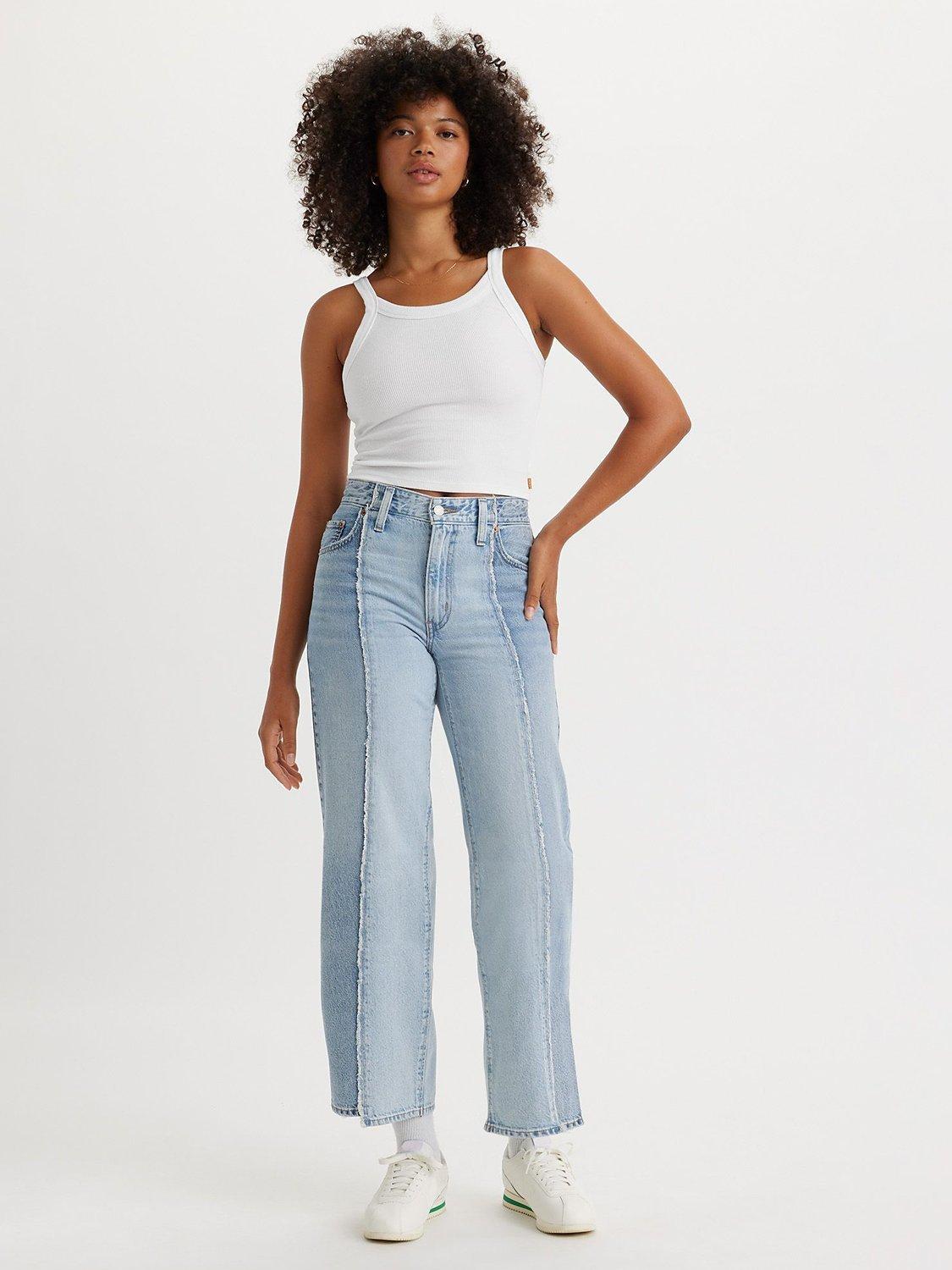 Levi's Baggy Dad Patchwork Jeans, Novel Notion