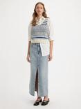 Levi's Ankle Column Denim Skirt, Please Hold