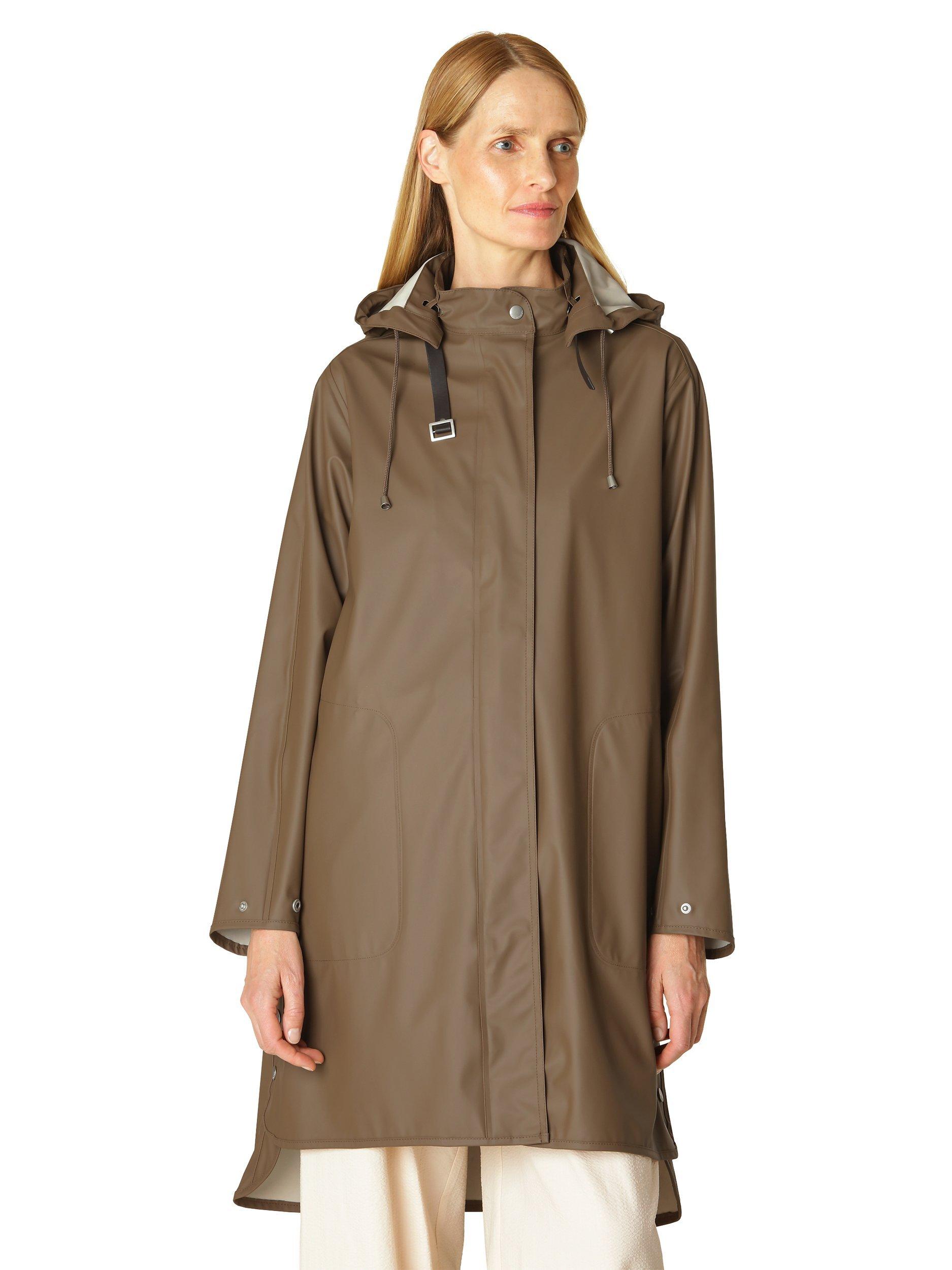Ilse Jacobsen Hornbæk 71 Hooded Raincoat, Cub Brown