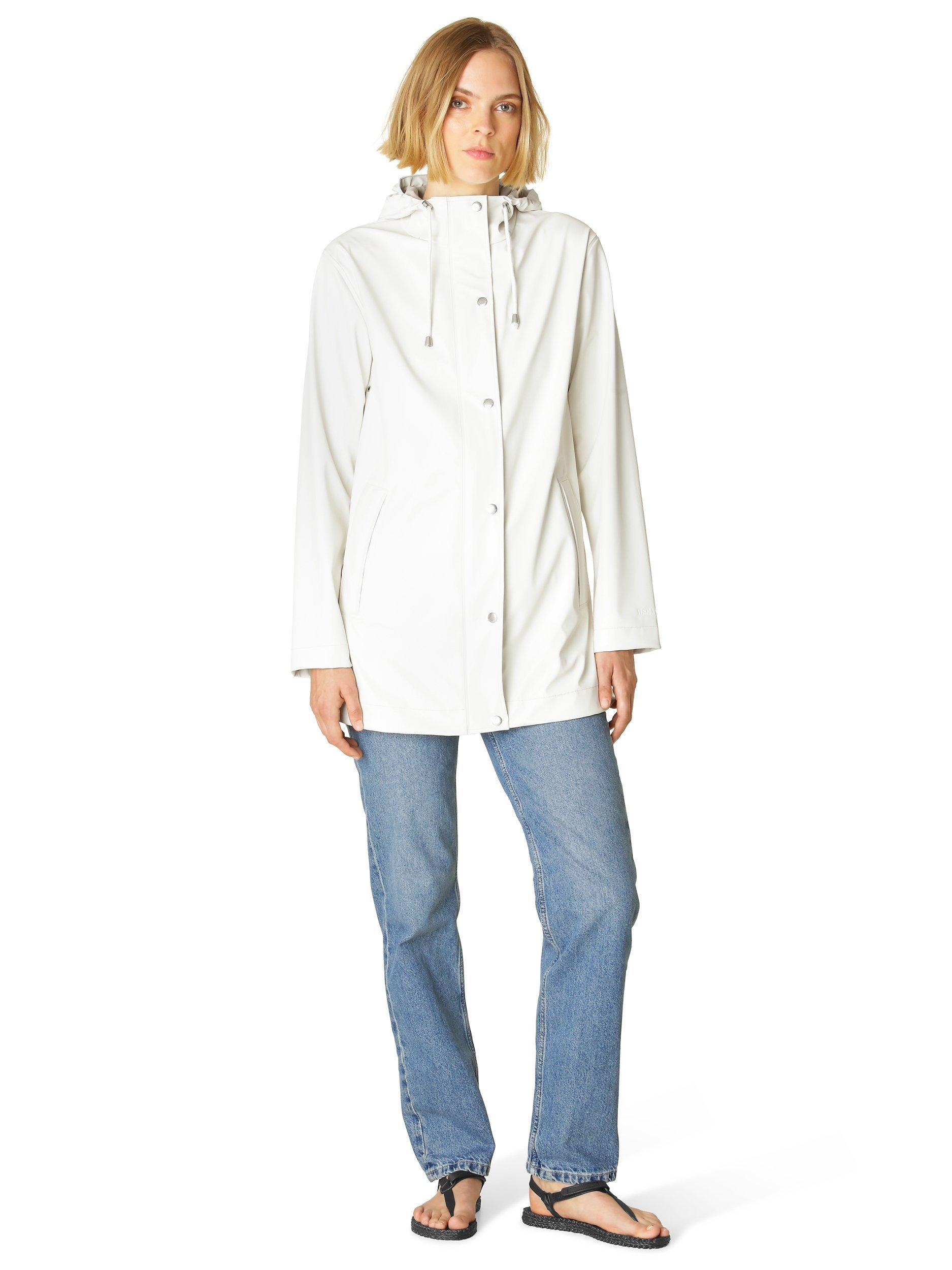 Ilse Jacobsen Hornbæk Waterproof Hooded Raincoat, Milk Crème
