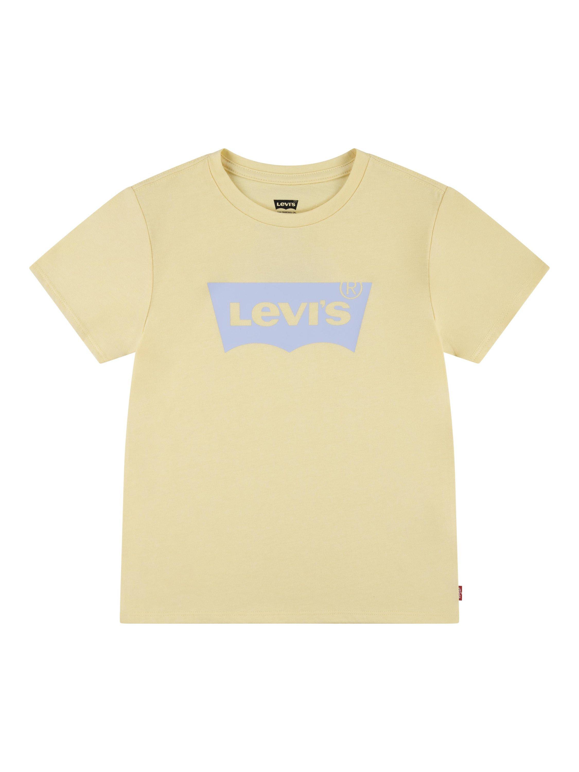 Levi's Kids' Batwing Logo T-Shirt, Light Yellow