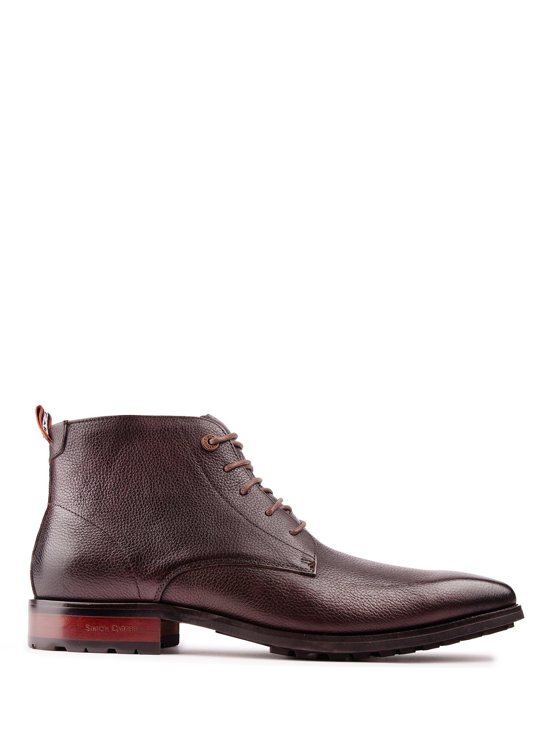 Simon Carter Daisy Leather Chukka Boots, Brown