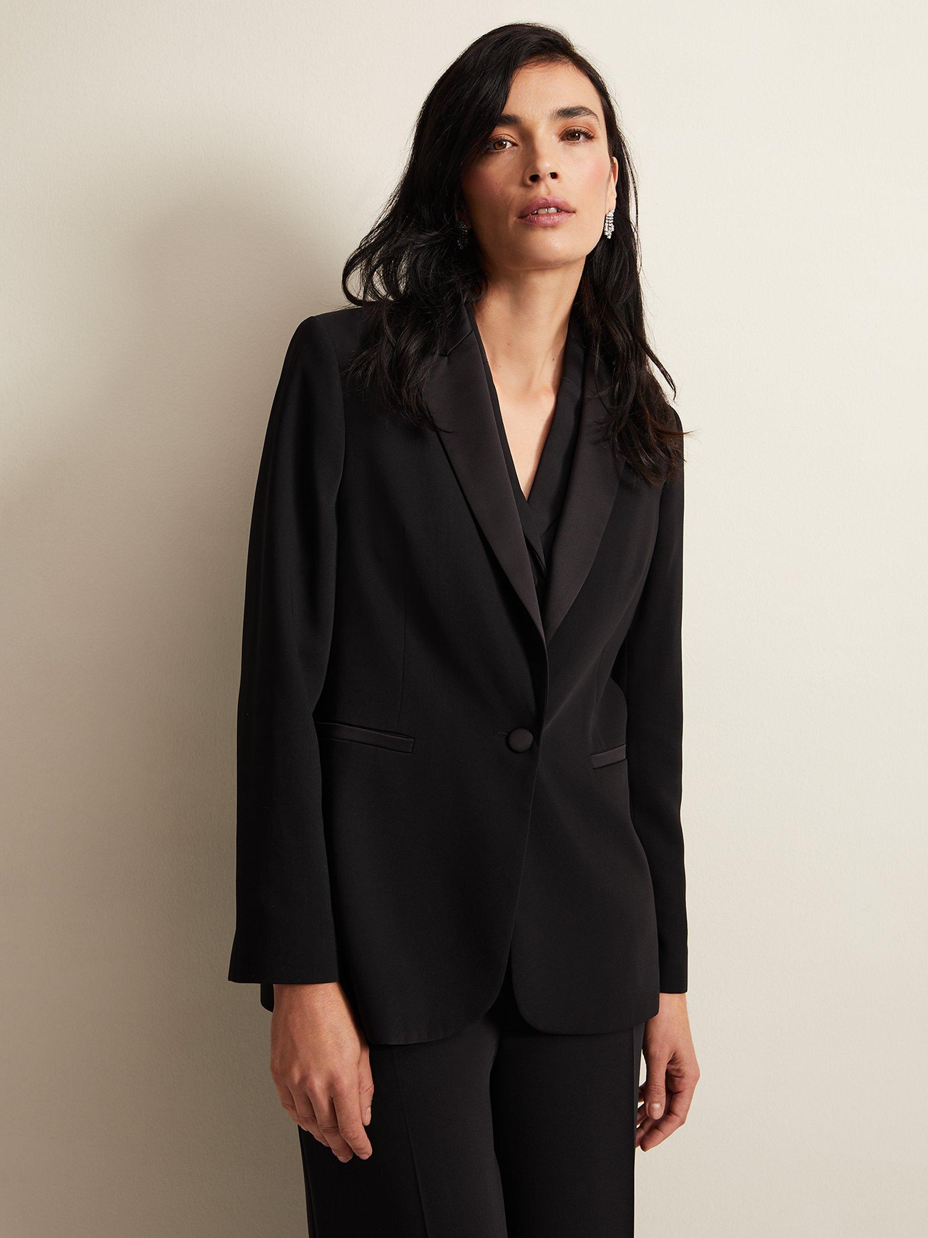 Phase Eight Elandra Tux Blazer Black