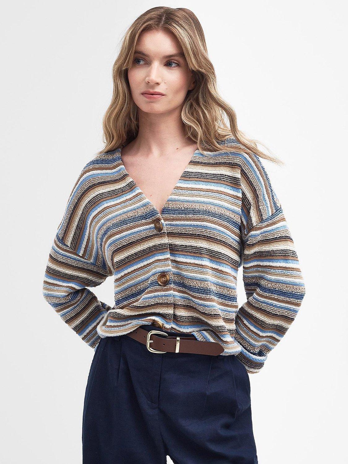 Barbour Blakney Stripe Cardigan, Multi