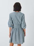 Barbour Tomorrow's Archive Selma Broderie Anglaise Mini Dress, Indigo