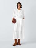 Barbour Tomorrow's Archive Piper Maxi Shirt Dress, White