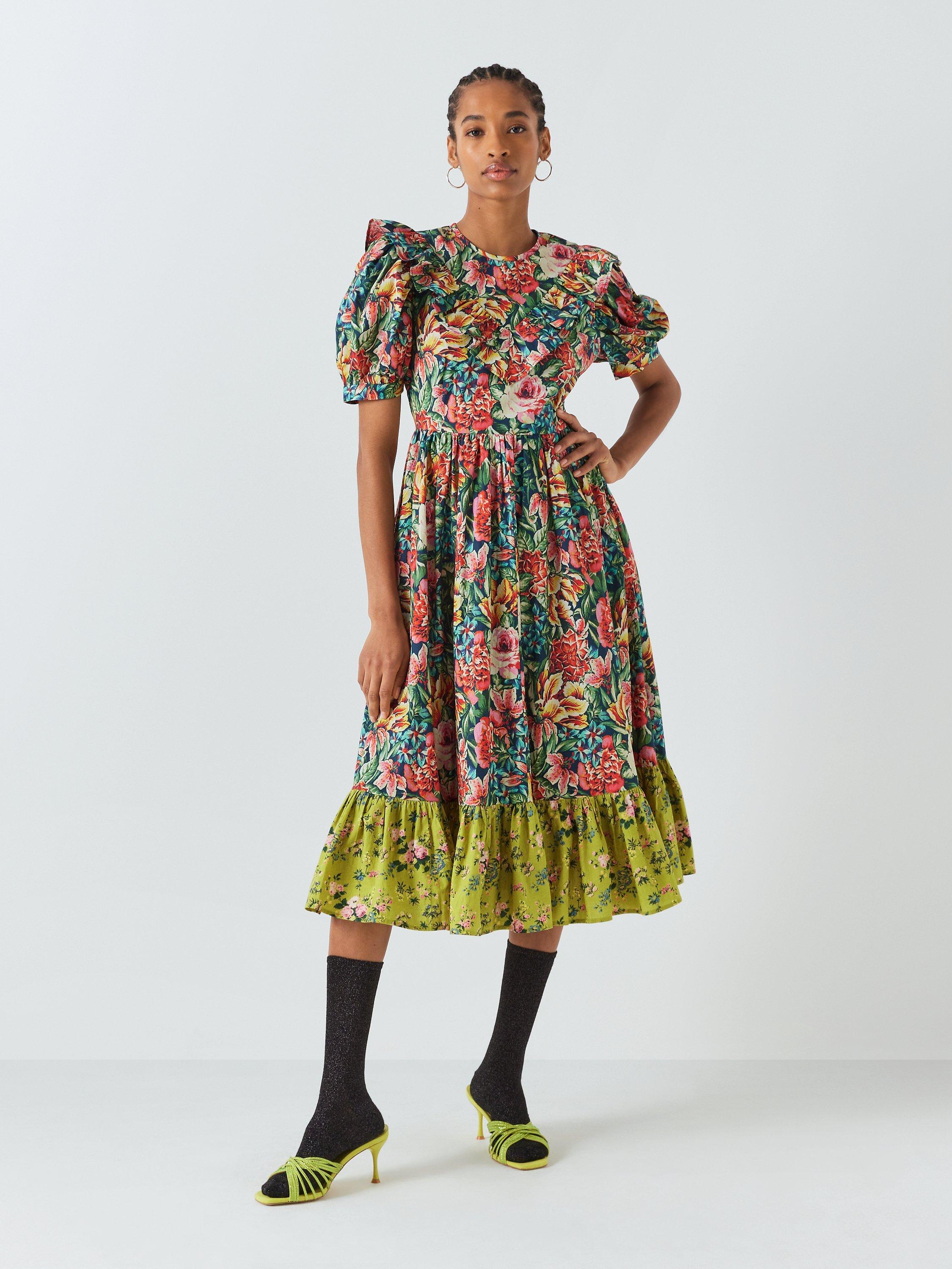 Batsheva x Laura Ashley May Seren Floral Dress Multi