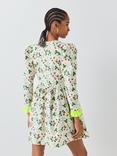 Batsheva x Laura Ashley Prarie Strawberry Field Mini Dress, White/Multi, White/Multi