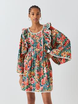 Batsheva x Laura Ashley Rhys Seren Floral Mini Dress, Multi, Multi