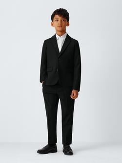 John Lewis Heirloom Collection Kids' Tailored Twill Trousers, Black - view 2, Black