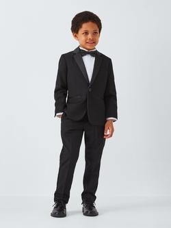 John Lewis Heirloom Collection Kids' Tuxedo Suit Jacket, Black - view 2, Black