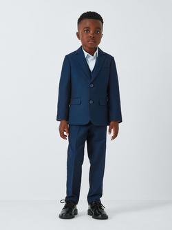 John Lewis Heirloom Collection Kids' Twill Blazer, Navy - view 2, Navy