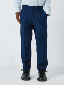 John Lewis Heirloom Collection Twill Trousers, Navy, Navy
