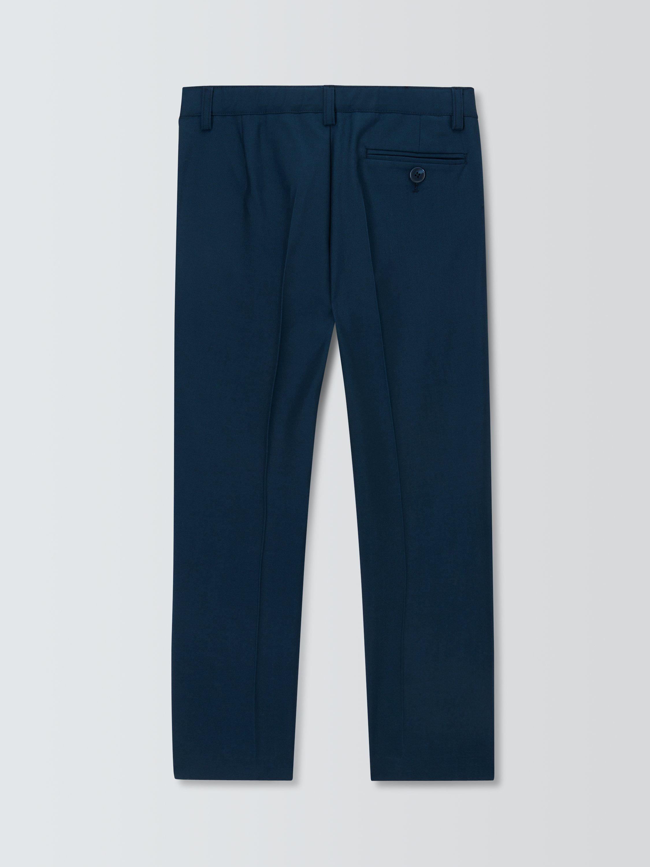 John Lewis Heirloom Collection Twill Trousers, Navy, 3 years