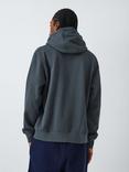 John Lewis ANYDAY Cotton Zip-Through Hoodie, Ebony