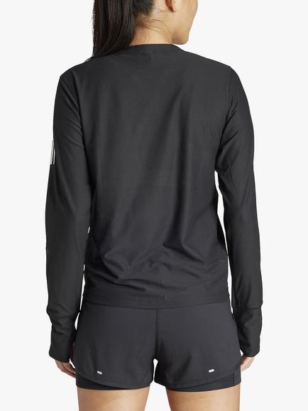 adidas Women's Own The Run Long Sleeve Running Top, Black - view 2, Black