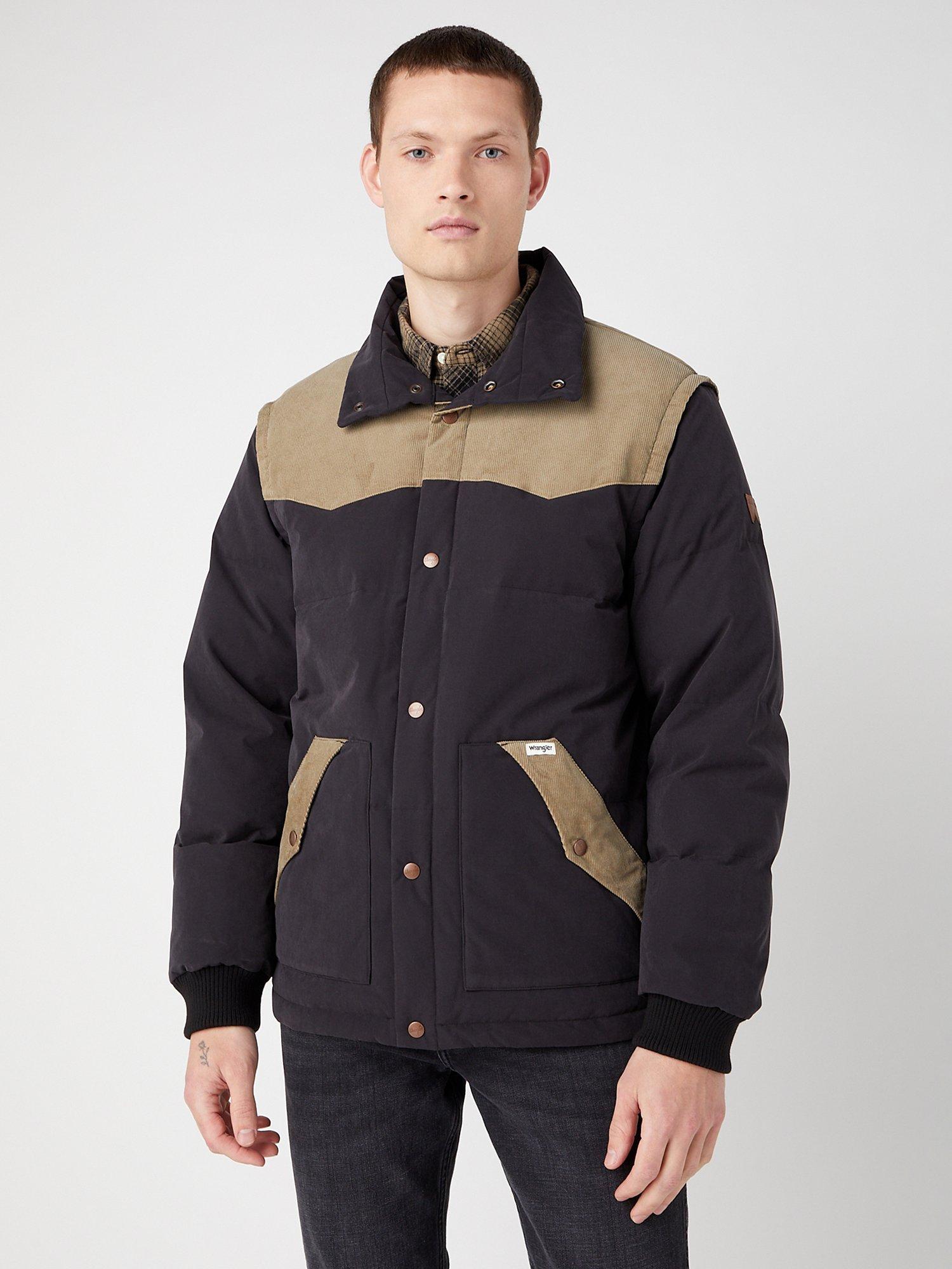 Wrangler Detach Relaxed Fit Jacket Black Multi