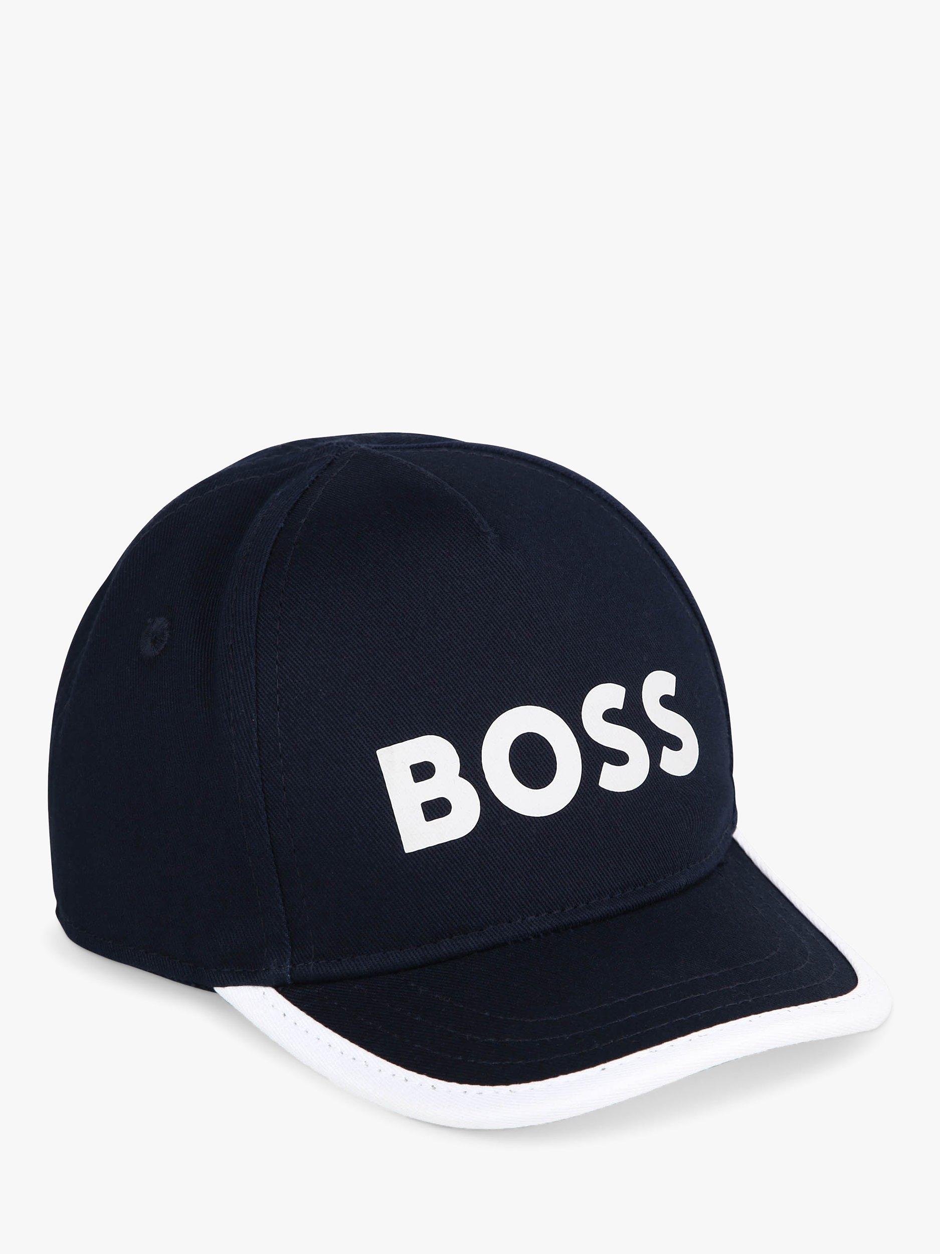 BOSS Baby Logo Embroidered Baseball Hat, Black