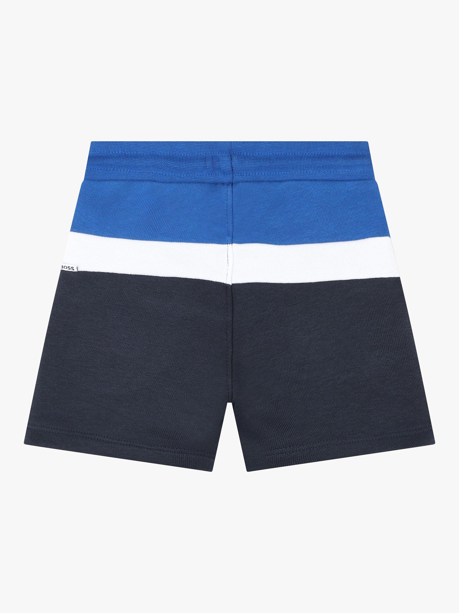 Product image 2 of 2, which shows BOSS Baby Bermuda Shorts, Blue/Multi, 6 months
