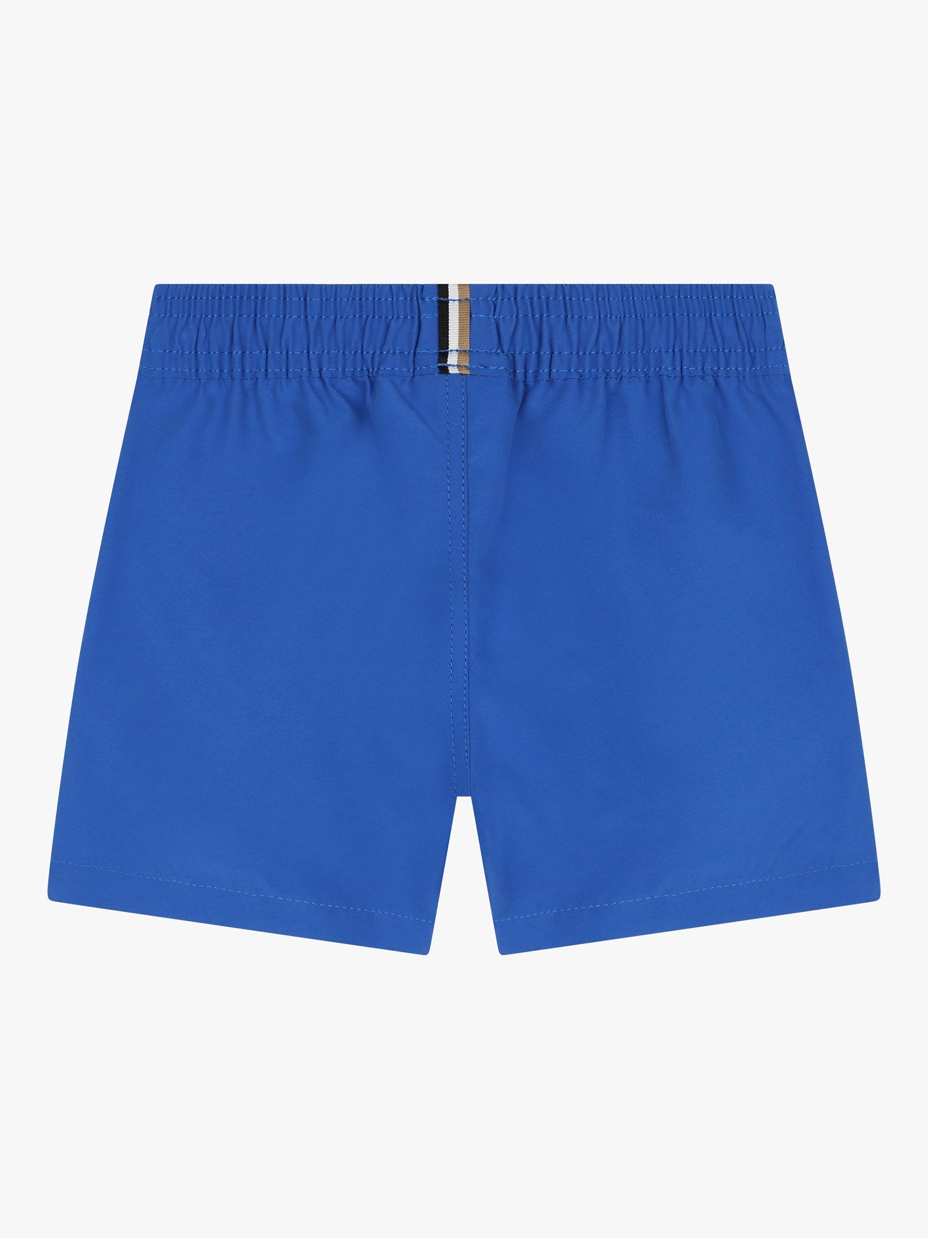 BOSS Baby Logo Drawstring Swim Shorts Blue 9 months