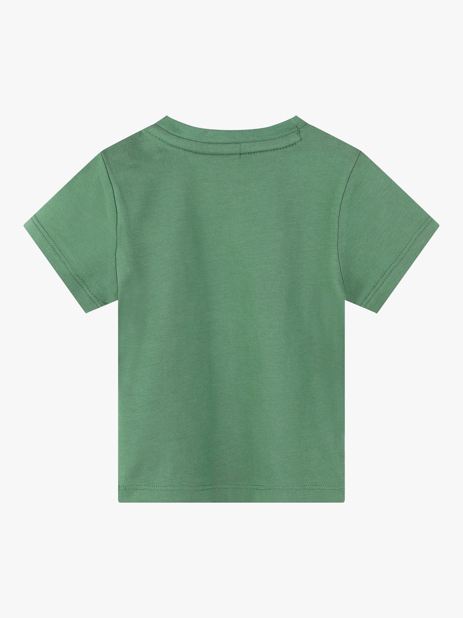 Product image 2 of 2, which shows BOSS Baby Logo Short Sleeve T-Shirt, Green Mid, 9 months