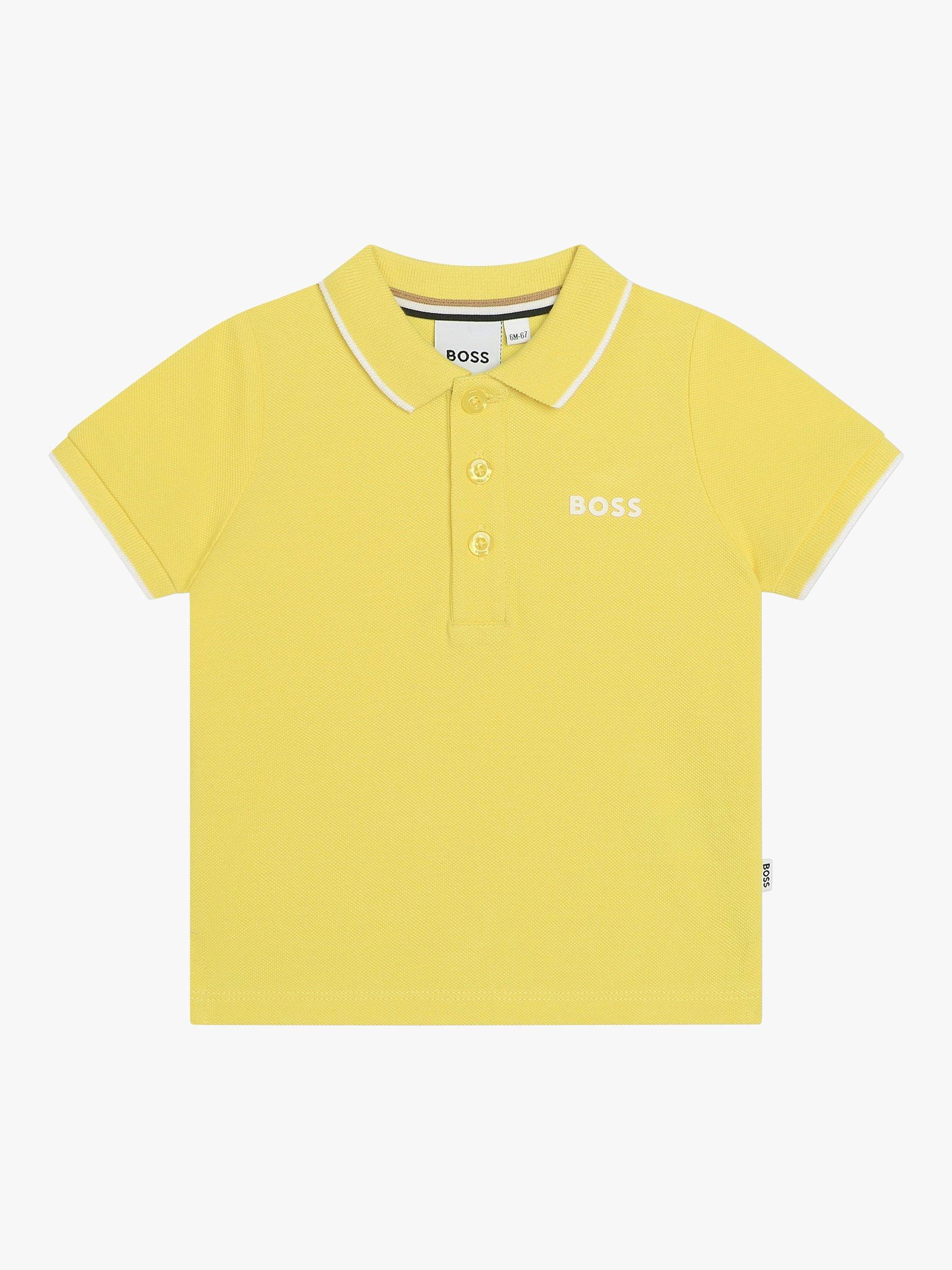 BOSS Baby Short Sleeve Polo Shirt, Yellow