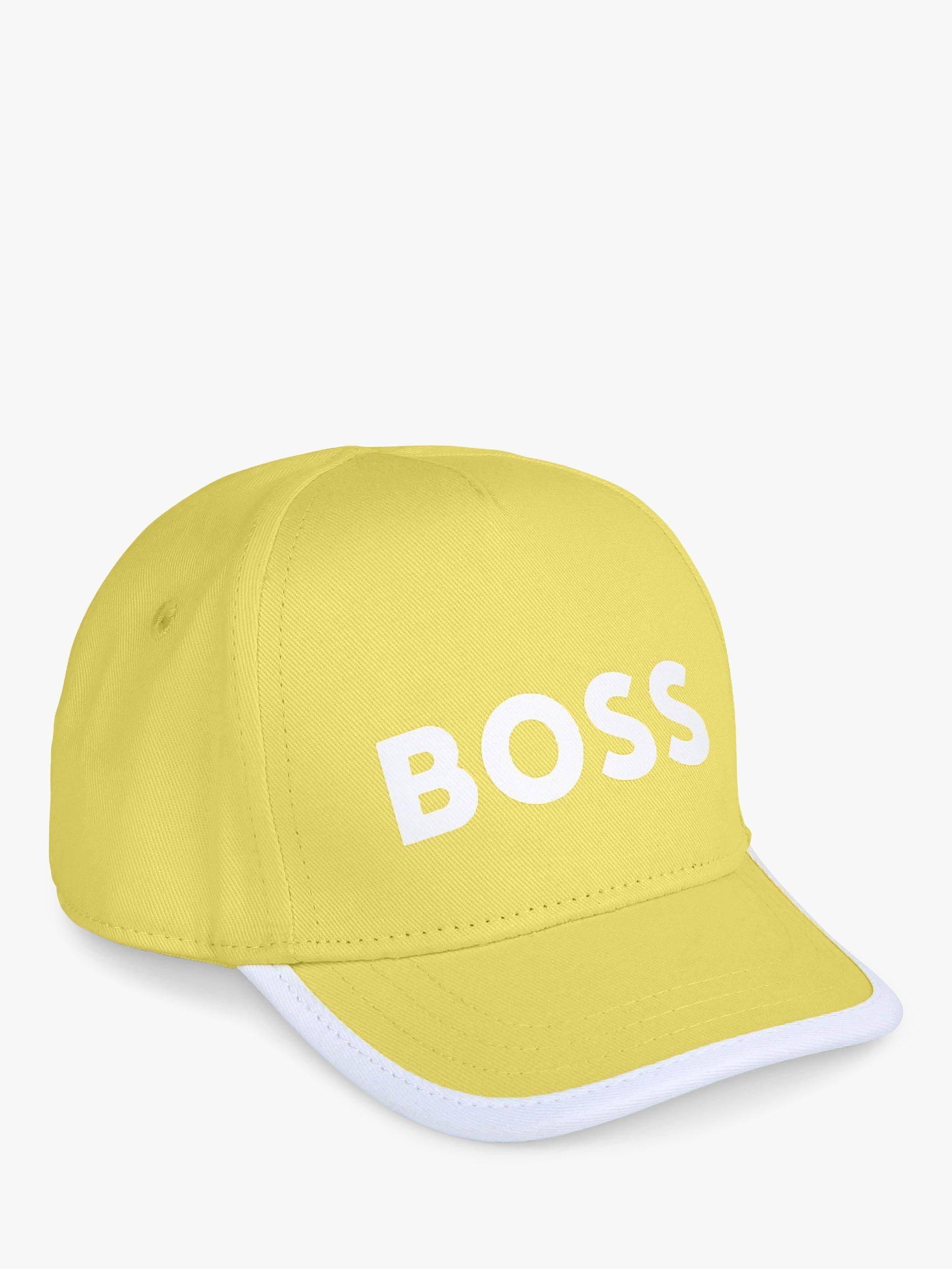 BOSS Baby Logo Embroidered Baseball Hat, Yellow
