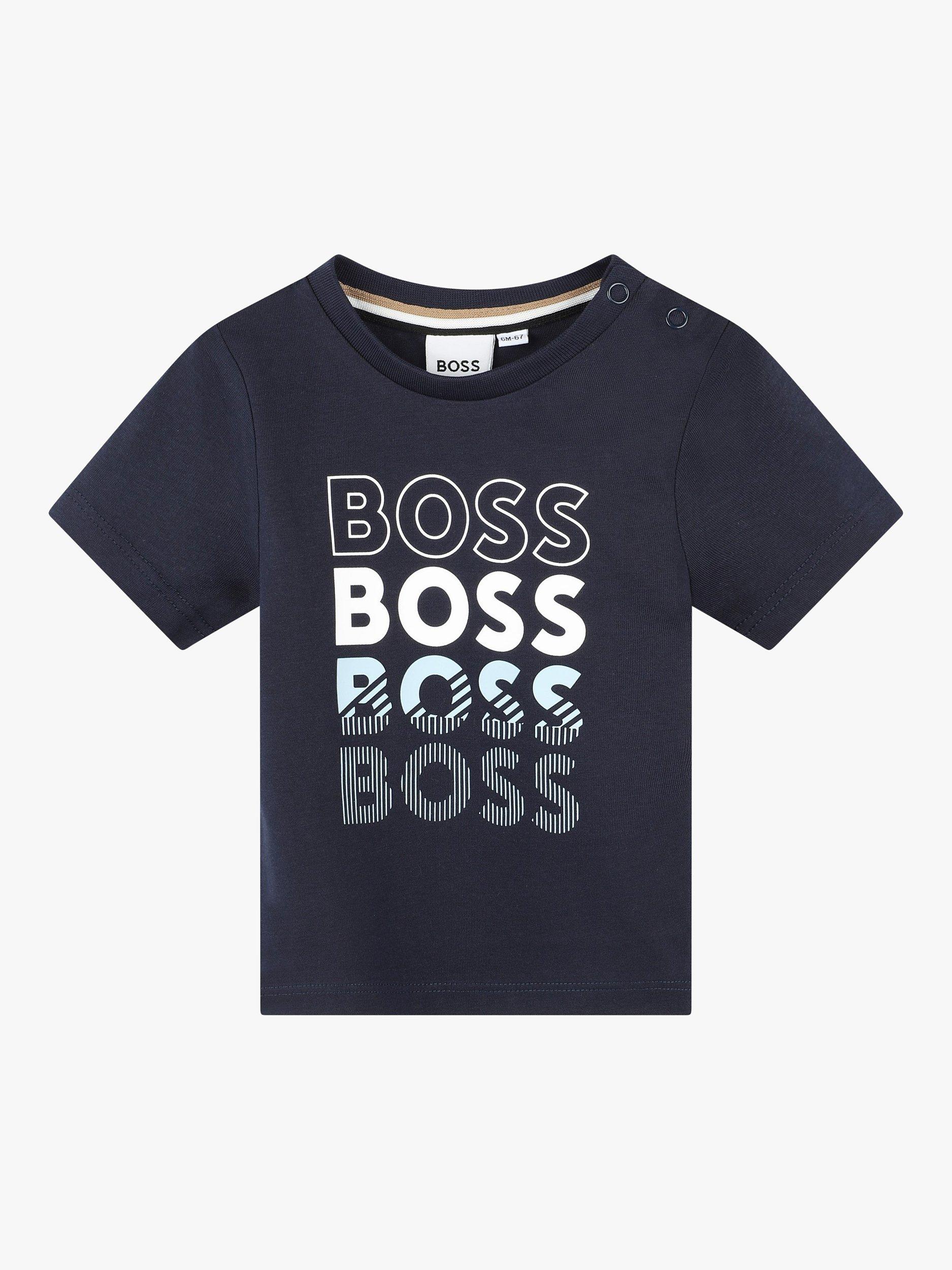 BOSS Baby Logo Short Sleeve T-Shirt, Black
