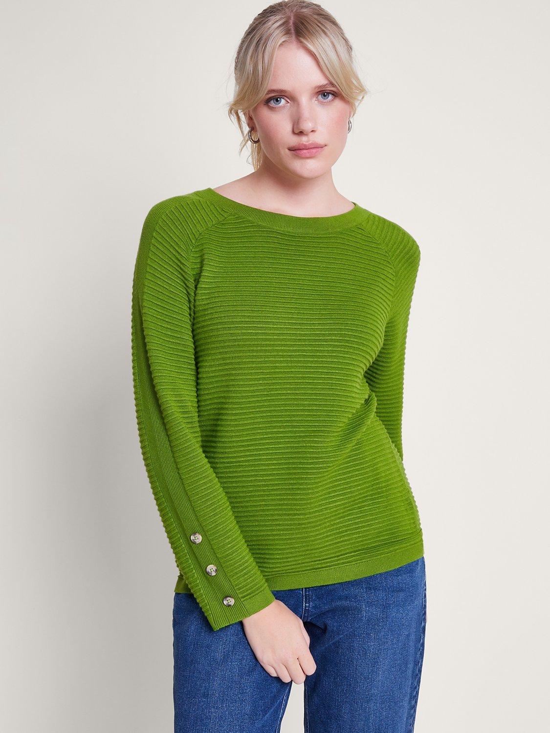 Monsoon Ola Ottoman Jumper, Green
