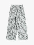 Roxy Kids' You Found Me Floral Print Palazzo Trousers, Bel Air Ephemere