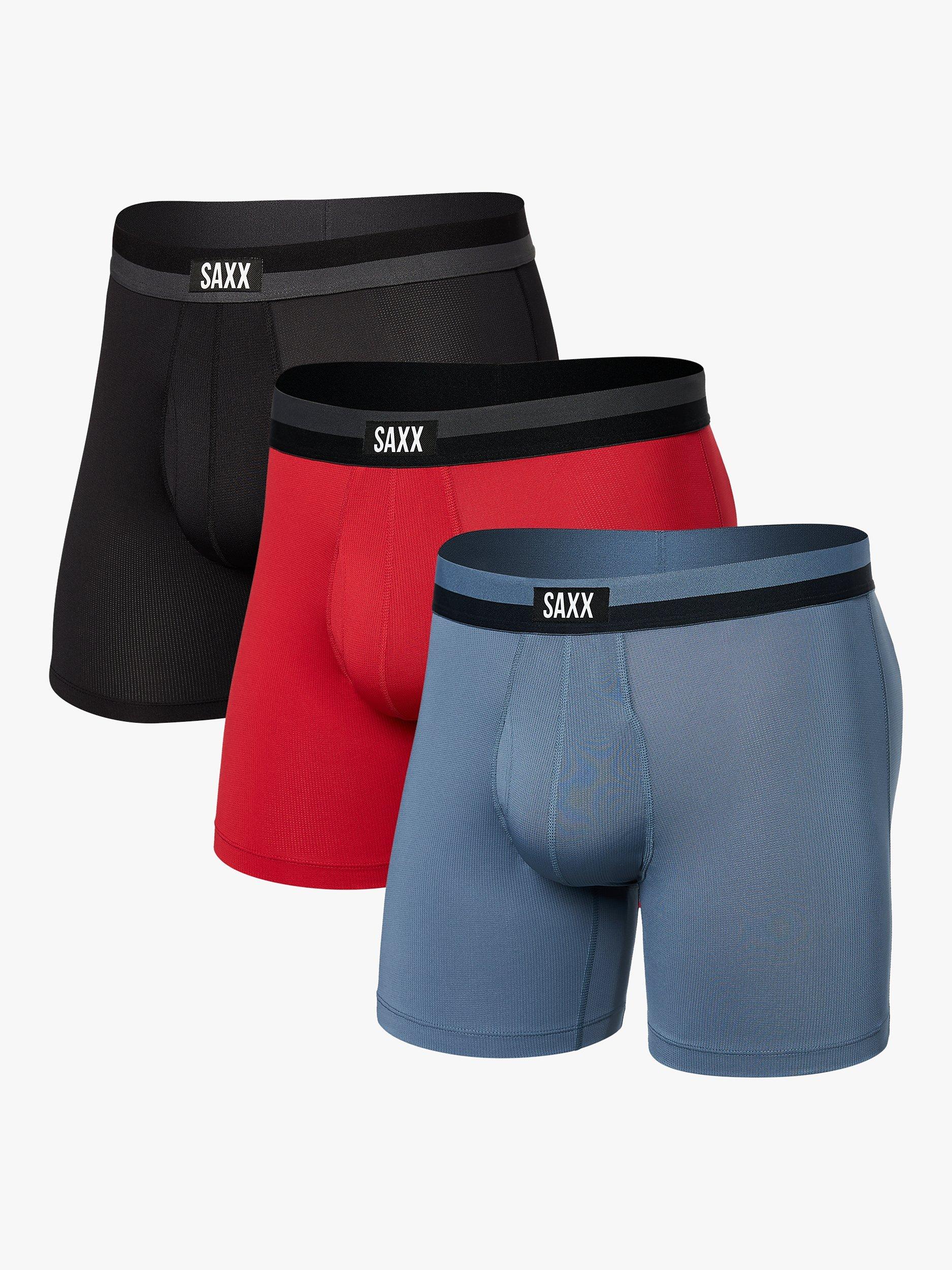 SAXX Sport Mesh Trunks, Pack of 3, Multi